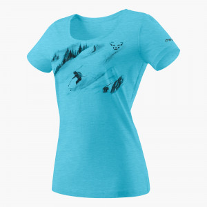 Graphic Melange Cotton T-Shirt W