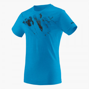 Graphic Melange Cotton T-Shirt M